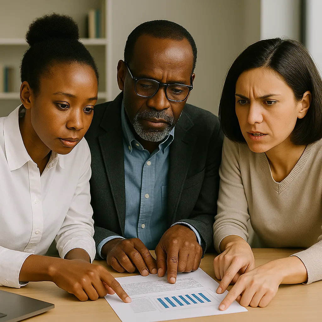 Researchers studying youth employment data